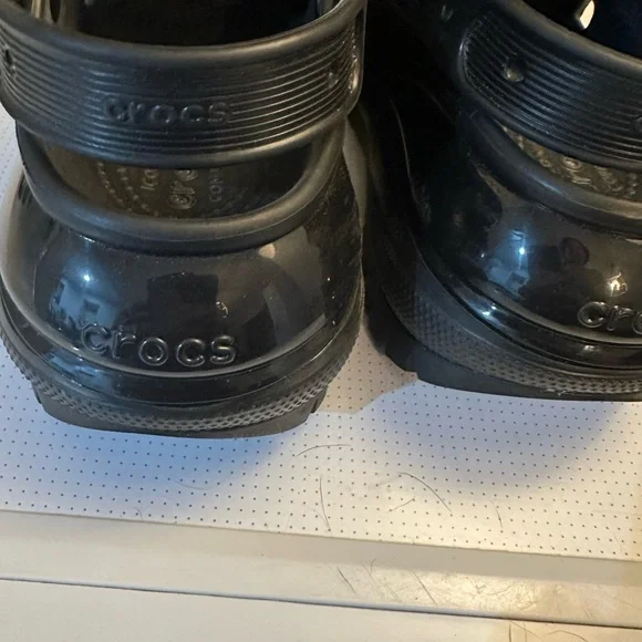 CLOSET CLOSING Classic Mega Crush Clog in Black - Picture 8 of 10